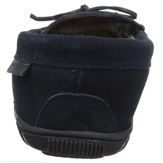 Hush Puppies Herren Ace Slip On Leder Pantoffel (Marine) - Image 5