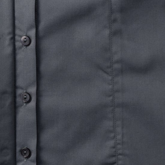 Russell Collection - Popeline-Bluse mit langen Ärmeln - Damen (Grau) - Image 3