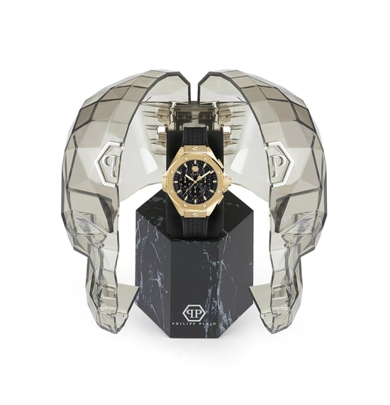 Philipp Plein Plein Chrono Royal Unisex Schwarz Uhr PWPSA0124 - Image 4