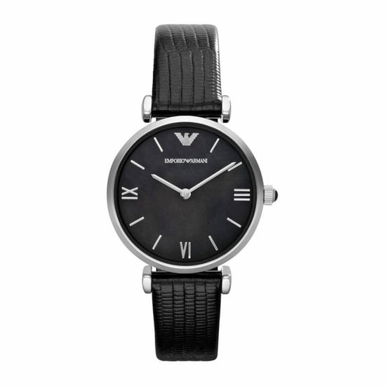 Emporio Armani Damenuhr Quartz Silber Schwarz - Image 1