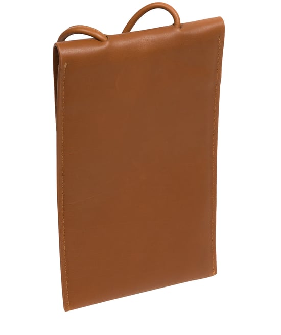 'Rina' Oak Nappa Leather Cross Body Phone Bag