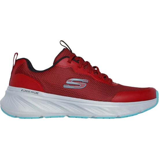 Skechers Edgeride Rekze Herren Sneaker aus Textil in Bordeauxrot/Grau - Image 5