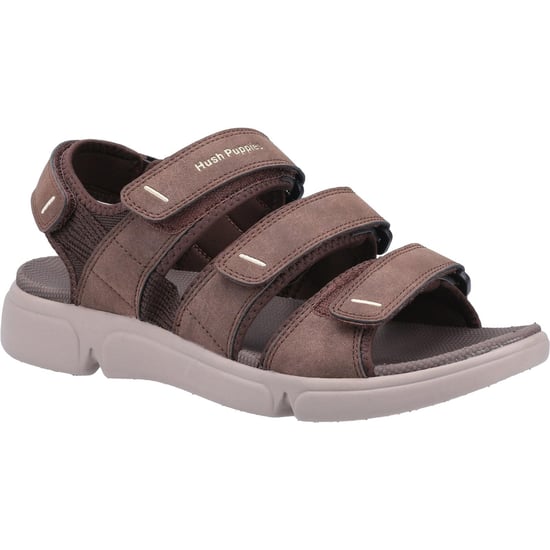 Hush Puppies Herren Raul Sandalen (Braun) - Image 1