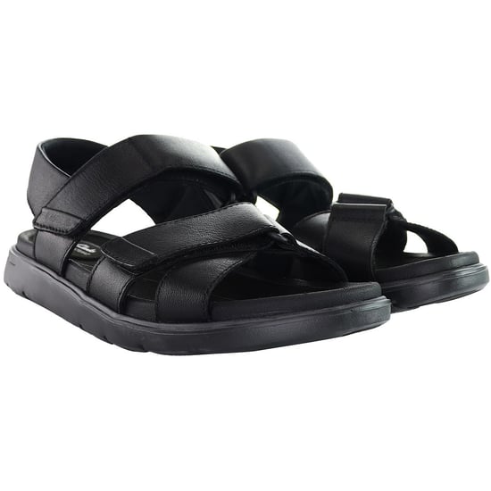 Clarks UnWilmore Band Schwarze Herren-Sandalen - Image 1