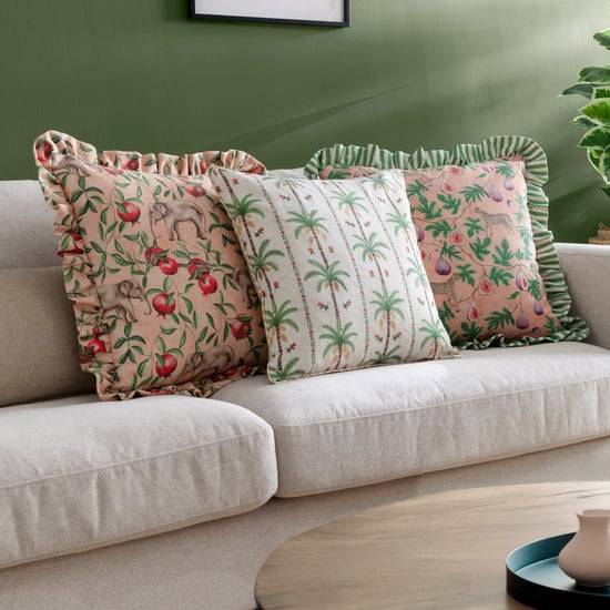 Wylder Tropics Okara-Palmen bedrucktes Polyester-Kissen - Image 5