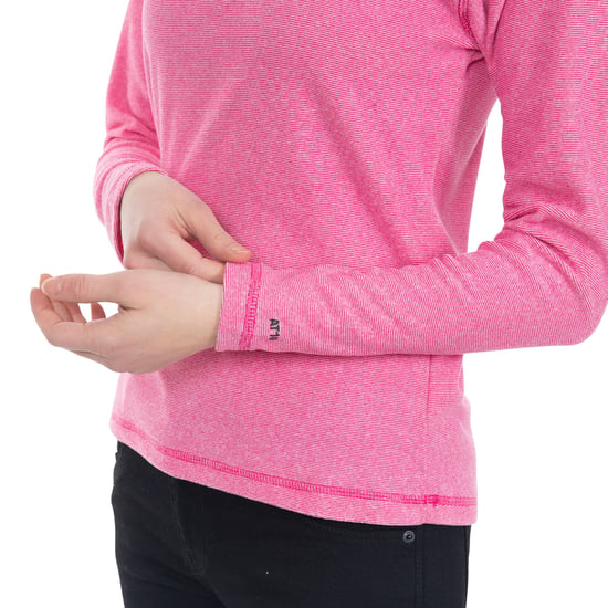Trespass Damen Fleece-Top Meadows mit Reißverschluss bis zur Brust (Pink) - Image 5