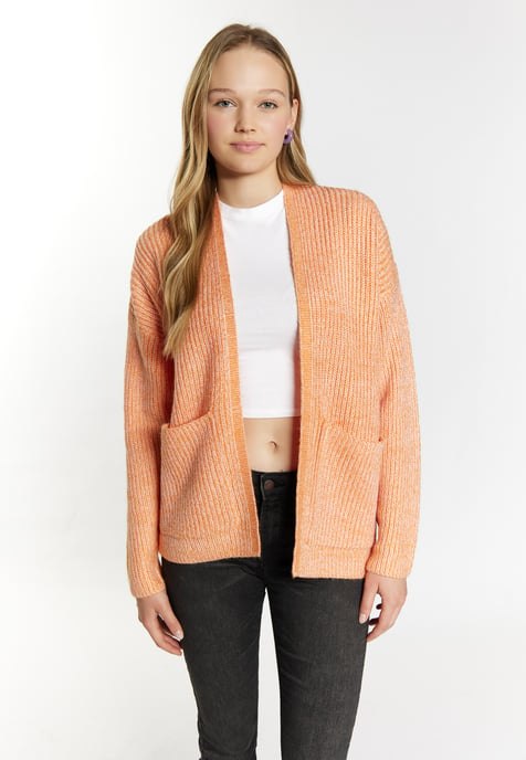 Mymo Strickcardigan Damen orange - Image 3