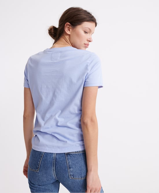 Superdry Vintage Logo Embossed Outline T-Shirt