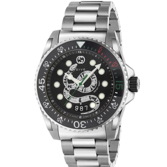 Gucci YA136218 Black Snake Dial Men's Watch