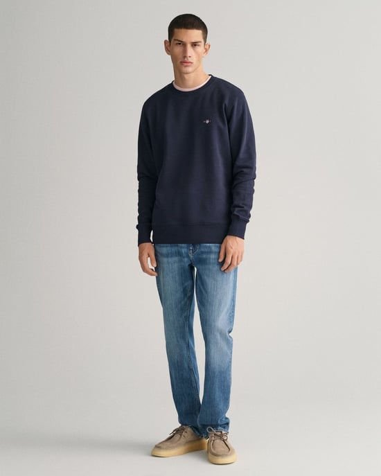 Gant Regular Shield C-Neck Sweat Sweatshirt - Image 4