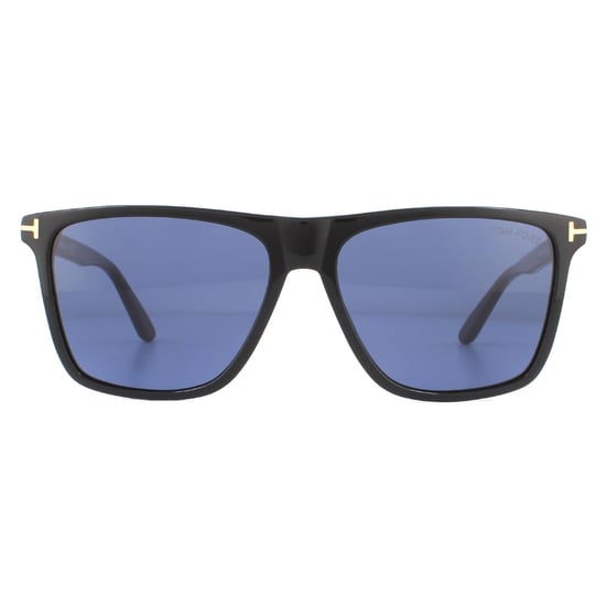 Tom Ford Sonnenbrille Fletcher FT0832 01V Glänzend Schwarz Blau - Image 1