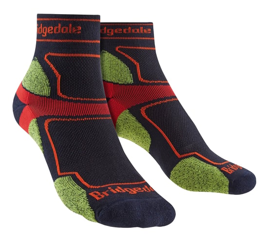 Bridgedale - Herren Trail Running Ultraleicht T2 Coolmax Sport 3/4 Crew Socken - Navy - Image 1