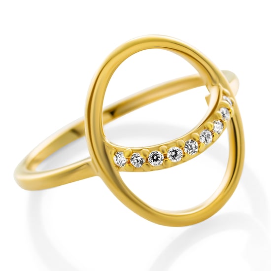 Orphelia 'Amaliada' Damen-Ring aus 925er Sterlingsilber – Gold ZR-7572 - Image 1