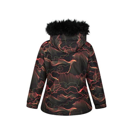 Mountain Warehouse Childrens/Kids Berg Abstract Ski Jacket (Black)