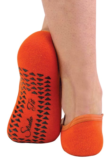 2 Paar Damen Anti-Rutsch-Griff unsichtbar Pilates Yoga Socken mit Riemen - Image 2