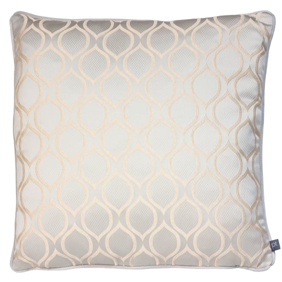 Prestigious Textiles Solitaire Embroidered Geometric Piped Cushion Cover