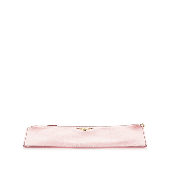 Vintage Prada Saffiano Clutch Bag Red - Image 4