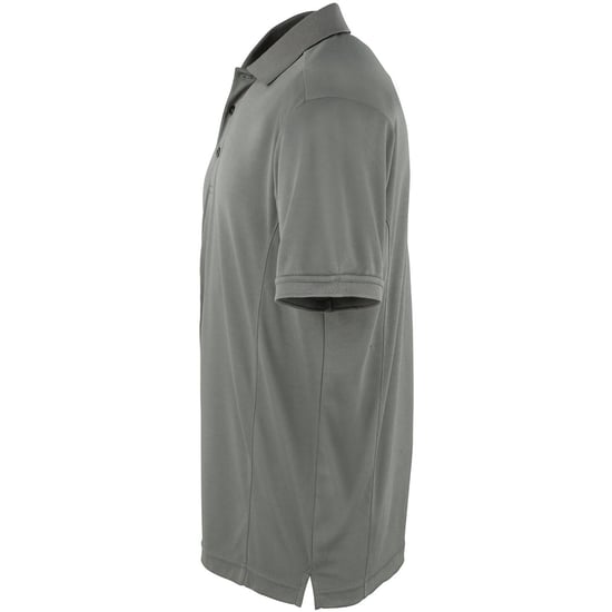 Premier Mens Coolchecker Pique Kurzarm-Polo T-Shirt (dunkelgrau) - Image 3