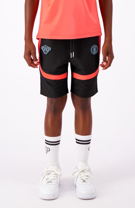 Black Bananas Jr. Football Shorts, Black