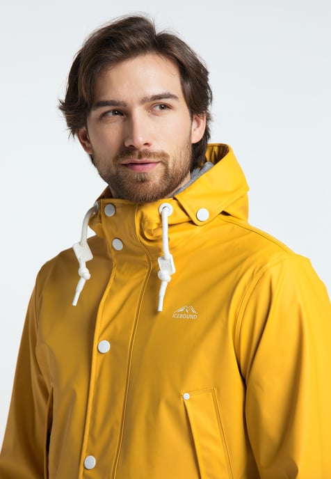 ICEBOUND Regenmantel Herren senf - Image 5