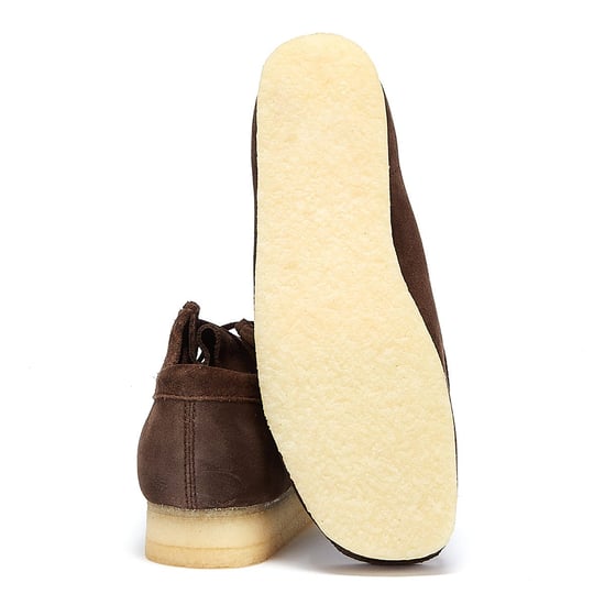 Clarks Wallabee Wildleder Herren Dunkel Braun Stiefel - Image 4
