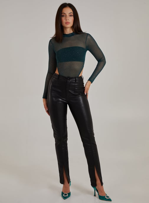 Glitter Long Sleeve Bodysuit