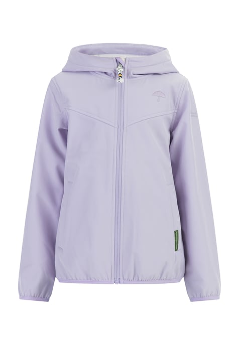 Schmuddelwedda Softshellblouson - recyceltes Material Mädchen Helllavendel-280 - Image 1