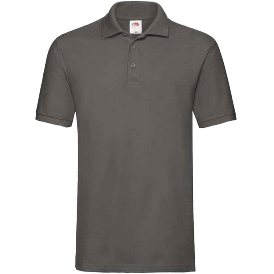 Fruit of the Loom Herren Premium Baumwolle Pique Polo Shirt (Hellgrau) - Image 1