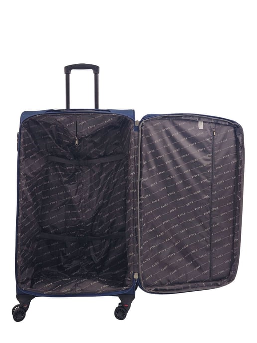 Soft 8 Wheel Luggage Light Travel Suitcases