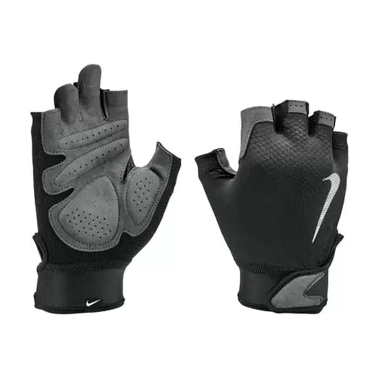 Nike - Herren Fingerlose Handschuhe "Ultimate" (Schwarz/Weiß/Grau) - Image 3