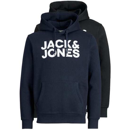 JACK&JONES Logo Herrenpullover mit Aufdruck, Multipack-Sweatshirts, reguläre Passform, 2er-Pack - Image 1