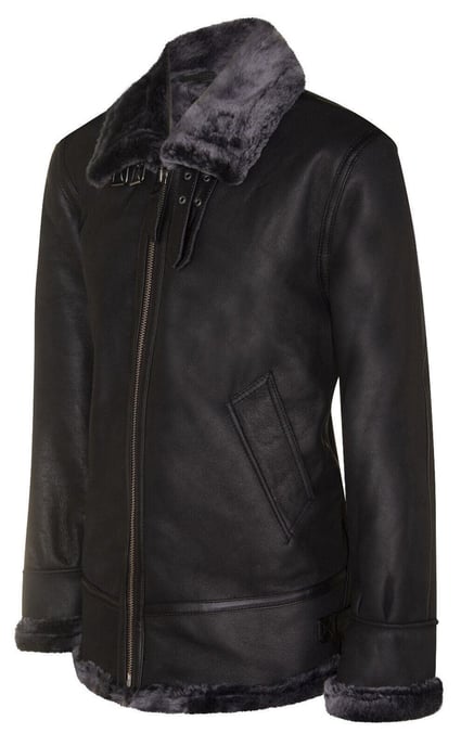 B3 Sheepskin Shearling Aviator Pilot Flying Jacket