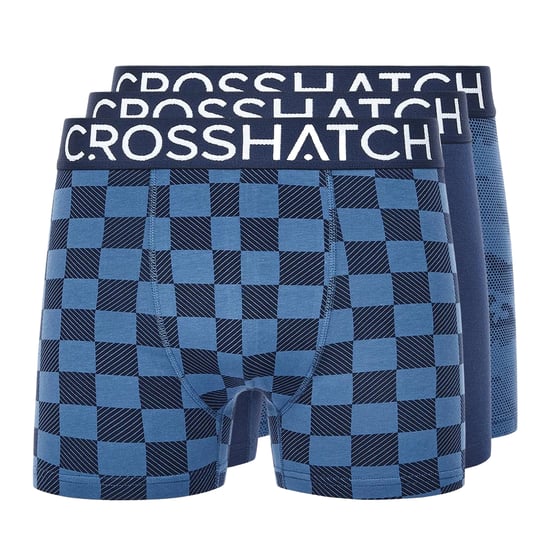 Crosshatch - "Bresler" Boxershorts für Herren(3er-Pack) () - Image 1