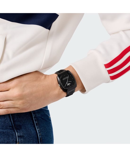Adidas Originals Retro Wave Zwei Unisex schwarze Uhr AOSY24531 - Image 4