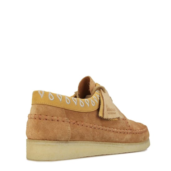 Chaussures Weaver Suede Clarks Originals Pour Homme en Brun Roux - Image 3