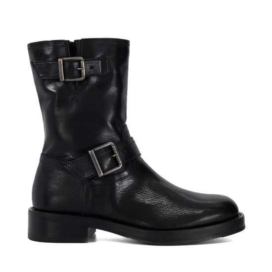 Dune Pixen Damenlederstiefel In Schwarz - Image 2