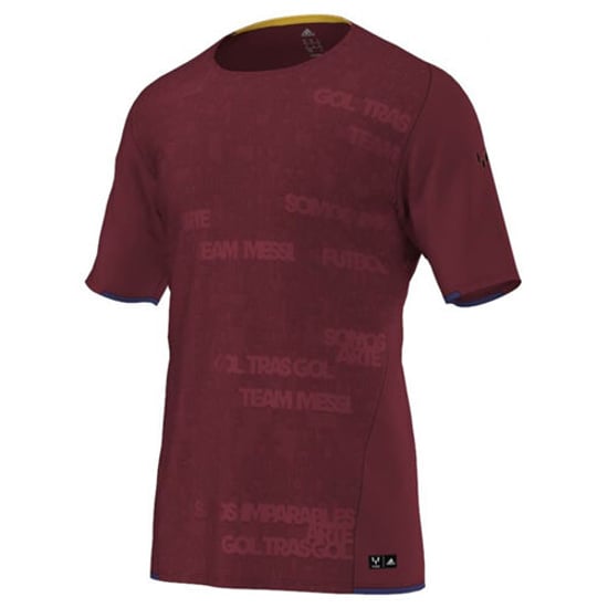 Adidas AdiZero F50 Messi TRG Mens Burgundy T-Shirt