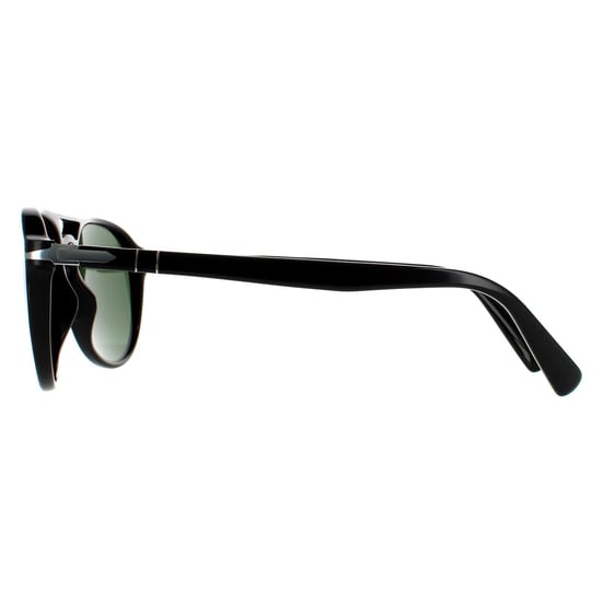 Persol Aviator Unisex Schwarz Grün Sonnenbrille - Image 3