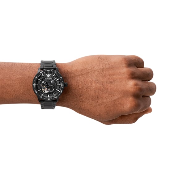 Emporio Armani Mario Herren schwarze Uhr AR60054 - Image 4