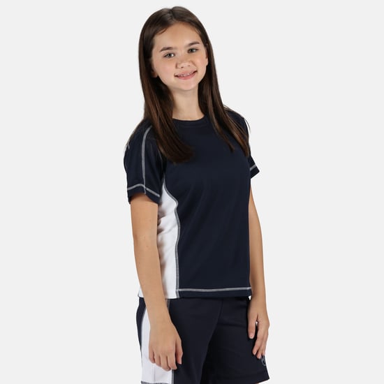 Regatta Professional - T-Shirt für Kinder (Marineblau/Weiß) - Image 4
