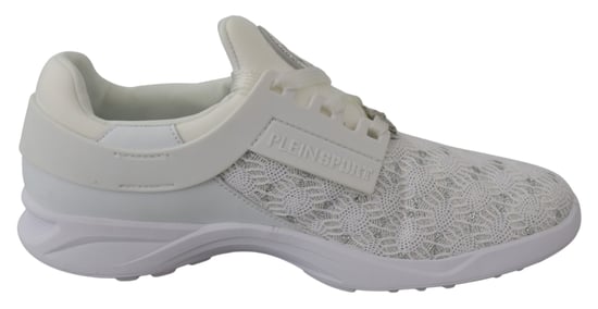 Plein Sport Women's White Polyester Runner Beth Sneakers Shoes - Image 1