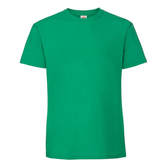 Fruit of the Loom Herren Iconic Premium Ringspun Baumwolle T-Shirt (Kelly Green) - Image 1