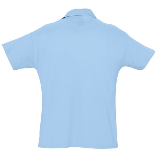SOLS Herren Sommer II Pique Kurzarm-Poloshirt (Himmelblau) - Image 2