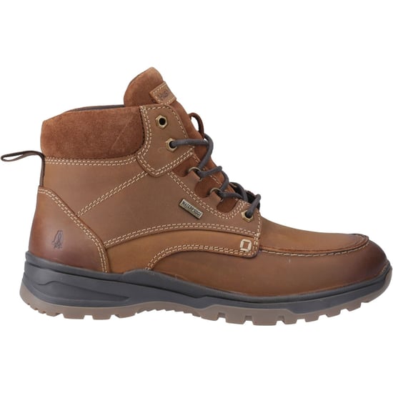 Hush Puppies Palmer Leder Herren Stiefel Tan - Image 5