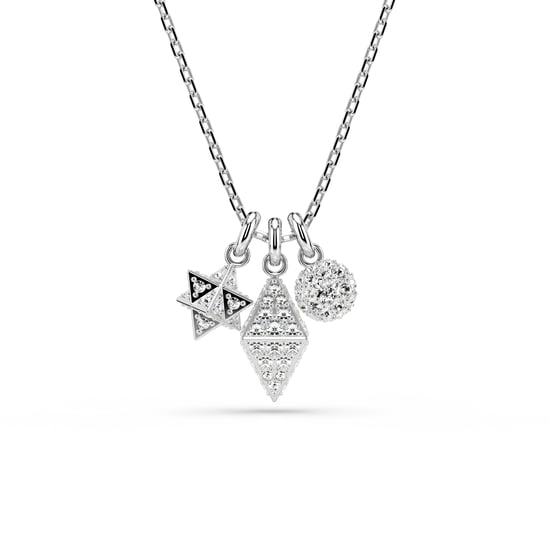 Swarovski 'Dextera' Damenhalskette aus Basismetall - Silber 5700288 - Image 4