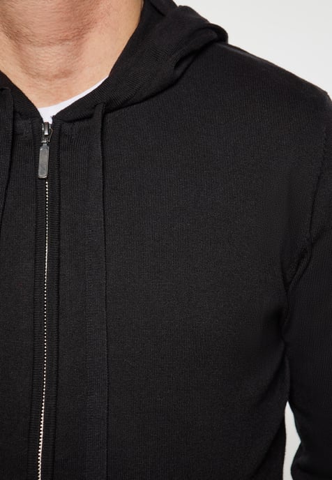 Mo Kapuzenjacke Herren schwarz - Image 3