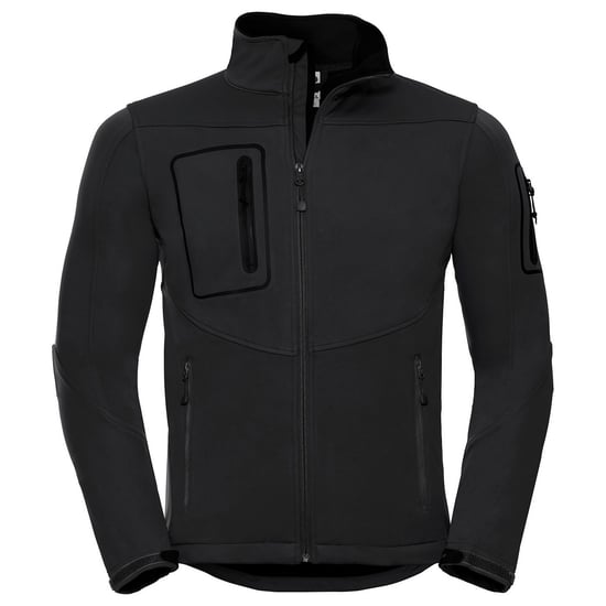 Russell - Softshelljacke für Herren - Sport (Schwarz) - Image 1
