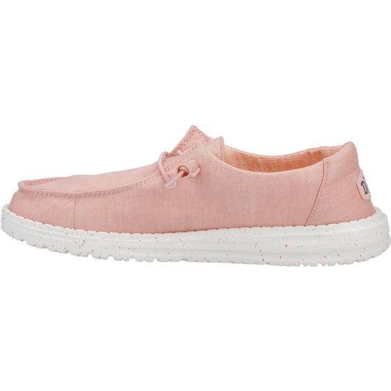 HEYDUDE Wendy Canvas 100% Baumwolle Damen Rosa Loafers - Image 4
