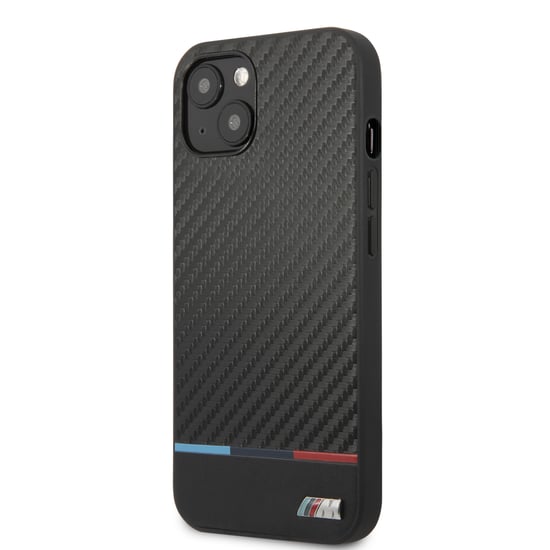 BMW iPhone 13 M Collection Carbon &  PU Leather Phone Case