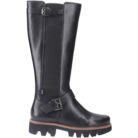 Pod Aleena Leder/Textil Damenstiefel Schwarz - Image 4